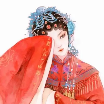 留言观众头像：折纸风格的鹤形标记